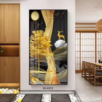 Modern Abstract Vertical Art File - XG-8223