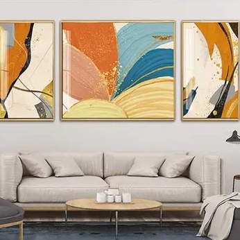 File of Minimalist Abstract Painting - SLH-6799