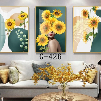 Modern abstract triptych file - G-426