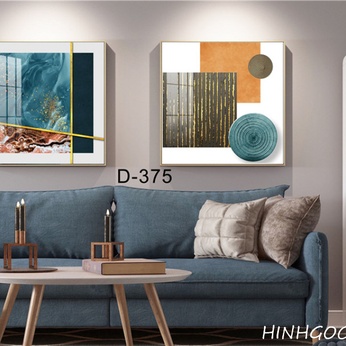 Modern Abstract Art File - Set of 2 Pieces - D-375