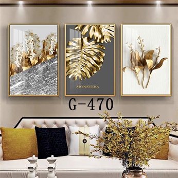 Modern abstract triptych file - G-470