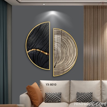 Modern Abstract Crescent Moon Art File - YX-8010