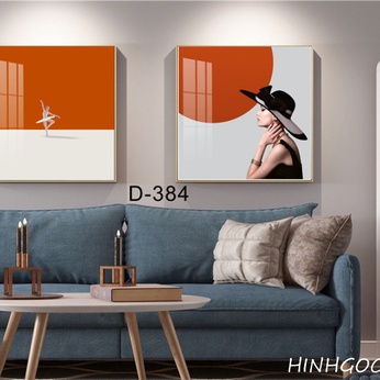 Modern Abstract Art File - Set of 2 Pieces -D-384