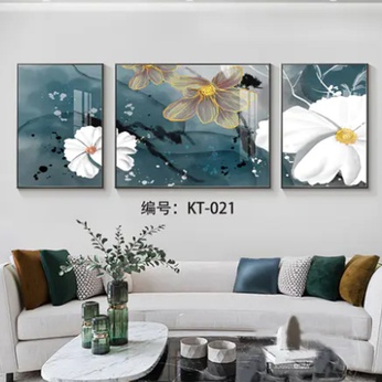 File of Modern 3D Flower Oil Painting - KT-021