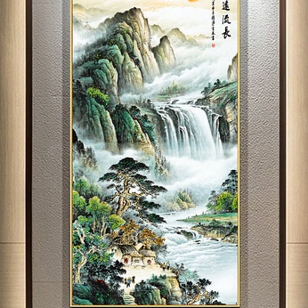 Run Shui Sheng Wealth Creative Entrance Painting