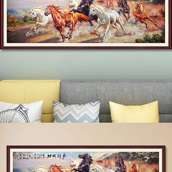 Horse to Related Eight Jun Picture Decorative Painting