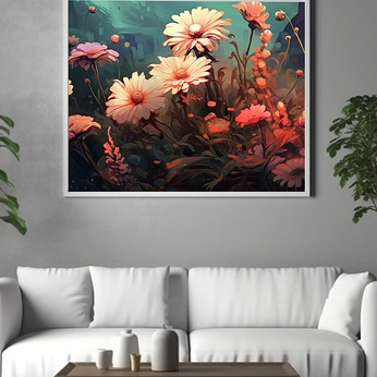 Beautiful Nature CG Flowers Flowers Flower Decorative Painting