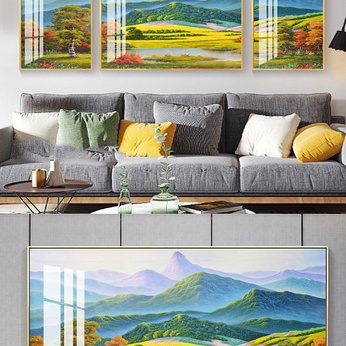Oil Painting Nordic Pastoral Decorative Painting