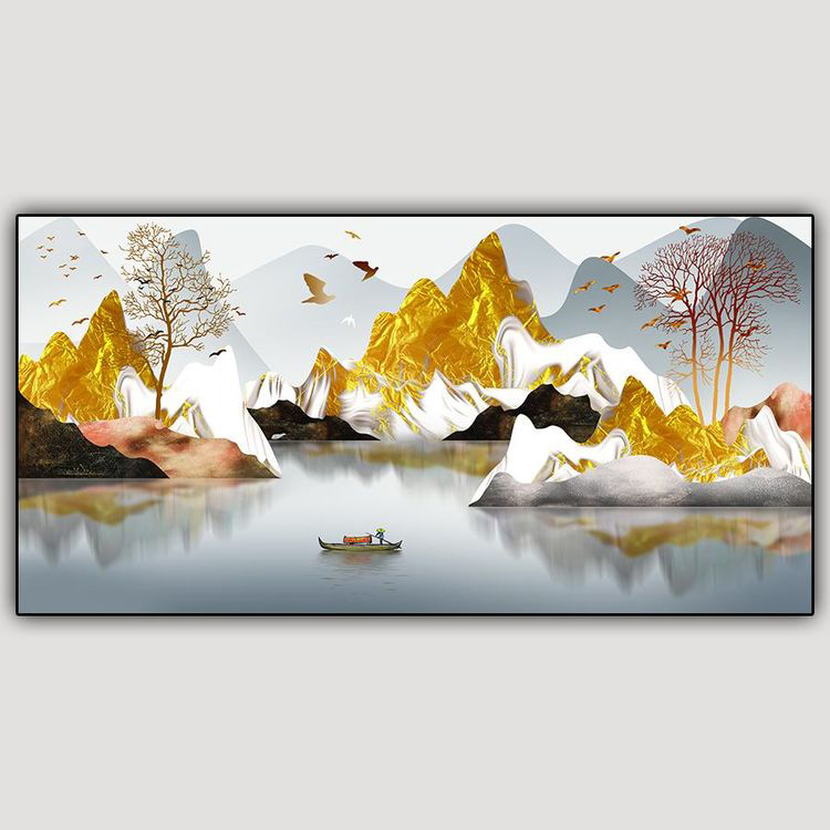 File of Modern Abstract Landscape Paintings - PLT-S-1265