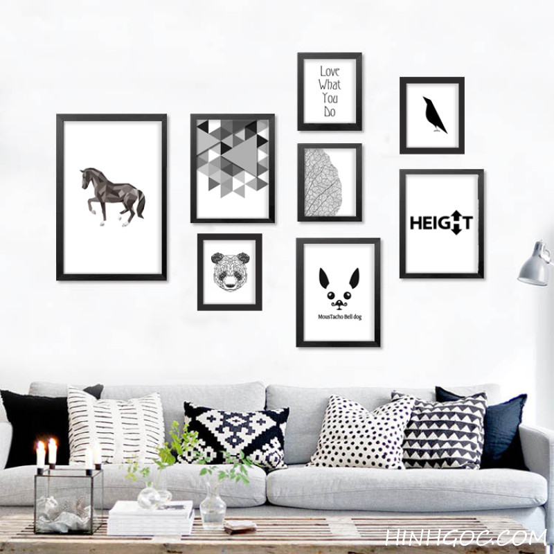 Nordic combined black and white painting file - HG5005