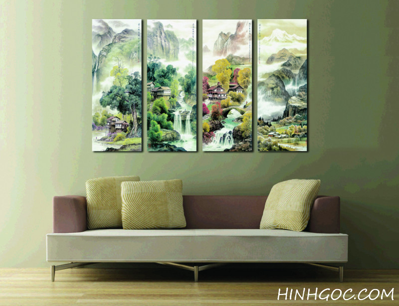 Picturesque Landscape Painting Art File - HG305_4