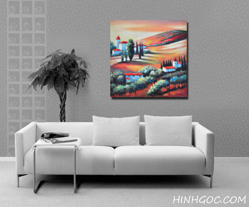 Oil Painting Landscape Art File hoàng hôn - HG306_4