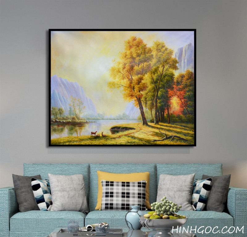 Natural landscape painting file - HG102