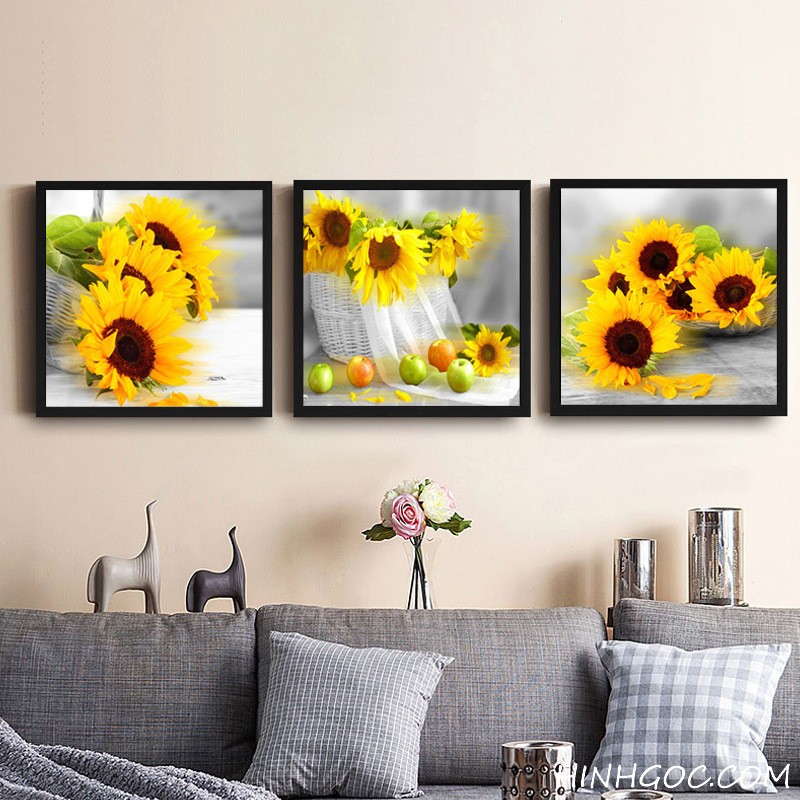 Painting file of 3 sunflowers - HG3007