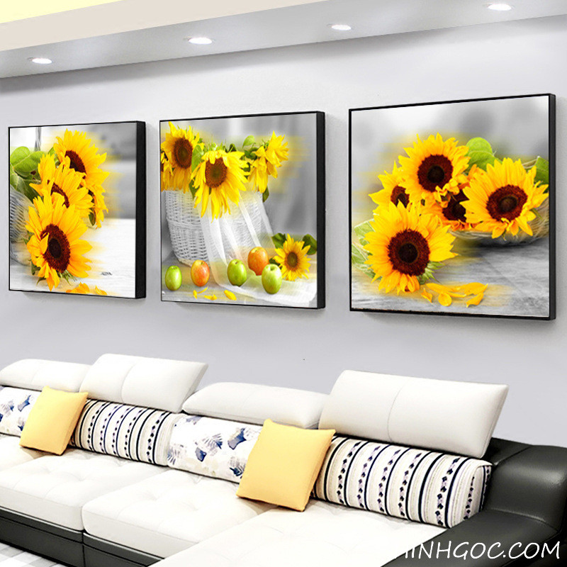 Painting file of 3 sunflowers - HG3007