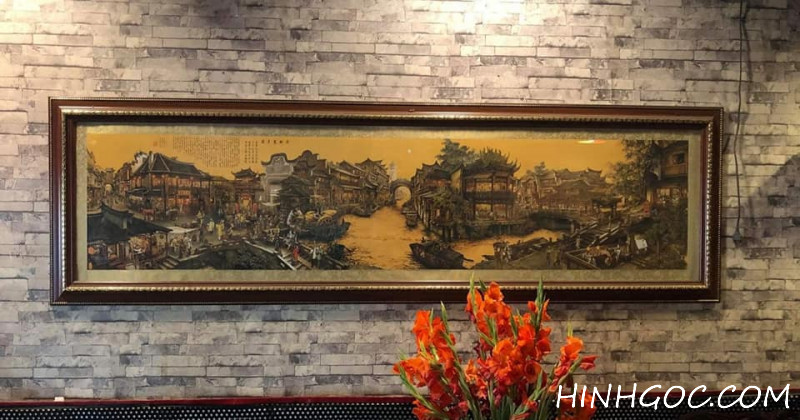 Landscape painting file of ancient calligraphy - HG1019