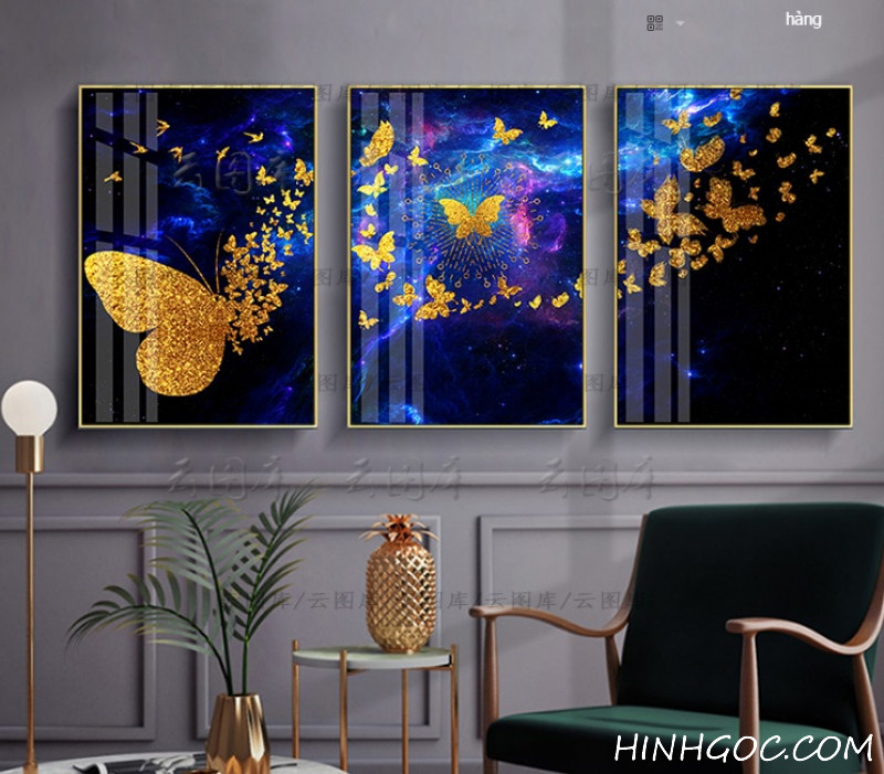 Modern Butterfly Painting FIle - HG1024