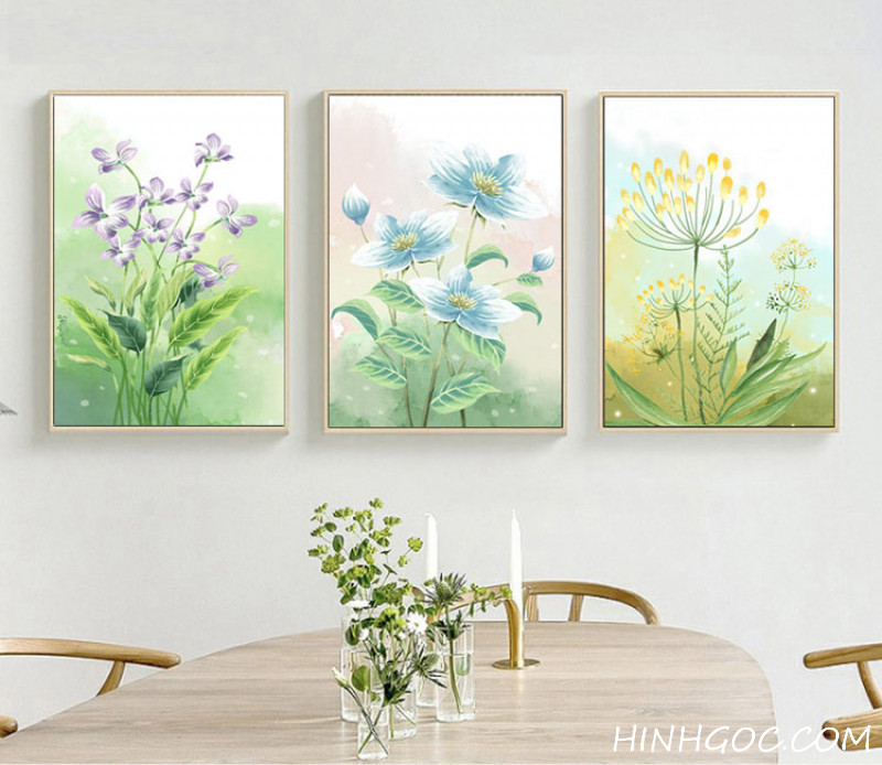 Hand-drawn drawing file of fresh flower watercolor - HG329