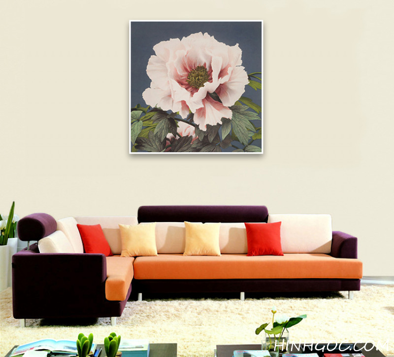 Peony oil painting file - HG126