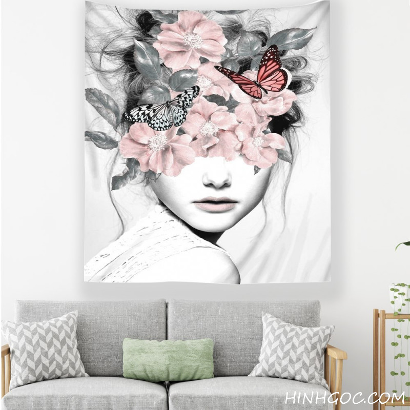 Girl and Flower Portrait FIle - HG135