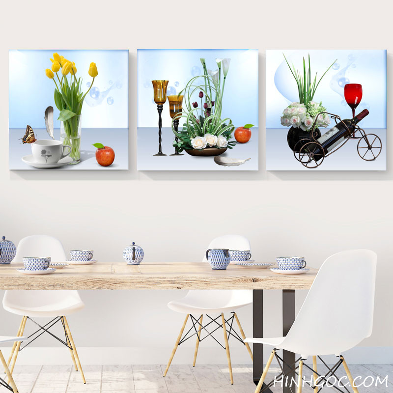 Flower and wine painting files for dining room decoration - HG3010