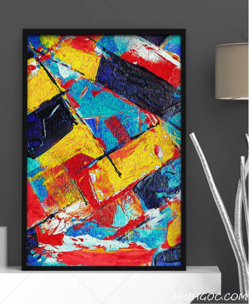 Abstract oil painting file - HG146