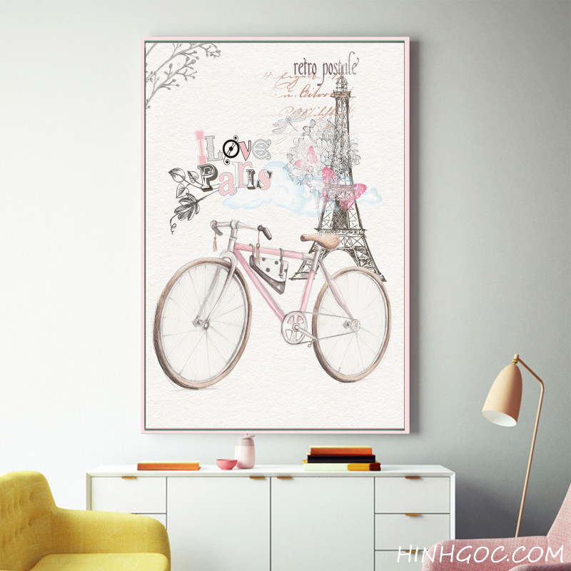 Hand-drawn Bicycle Bicycle Painting FIle - HG3012