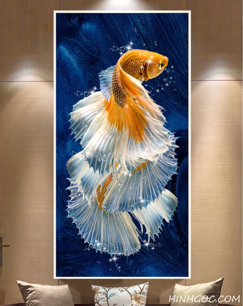 Artistic goldfish painting file - CA001