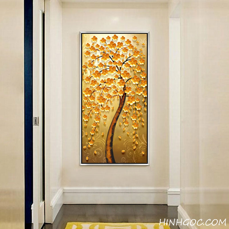 Classic European Golden Tree Painting File - HG180