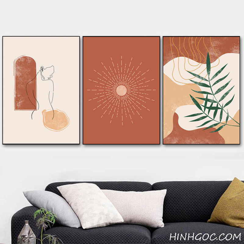 Painting file set of 5 Nordic art - HG5012