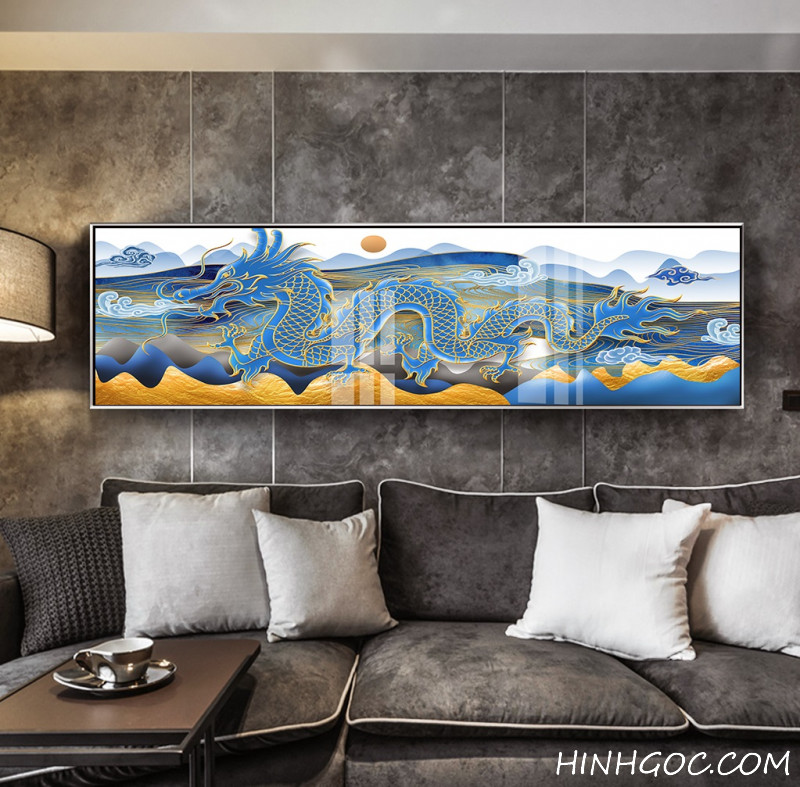 Blue dragon painting file - DV0001