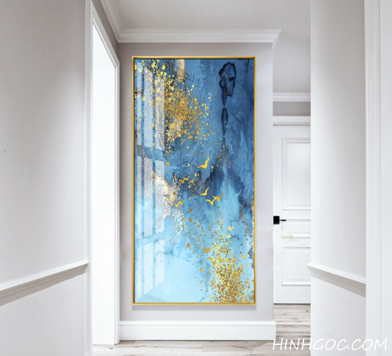 Abstract blue gold-plated picture file - OP18201579