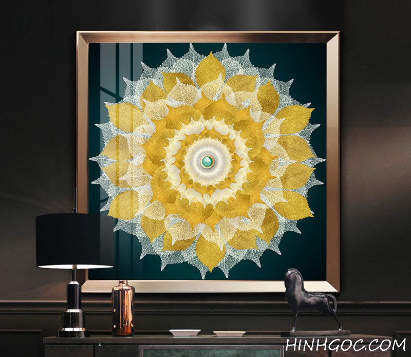 Luxurious gold leaf painting file - OP20206699