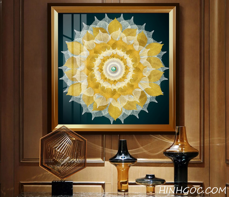 Luxurious gold leaf painting file - OP20206699