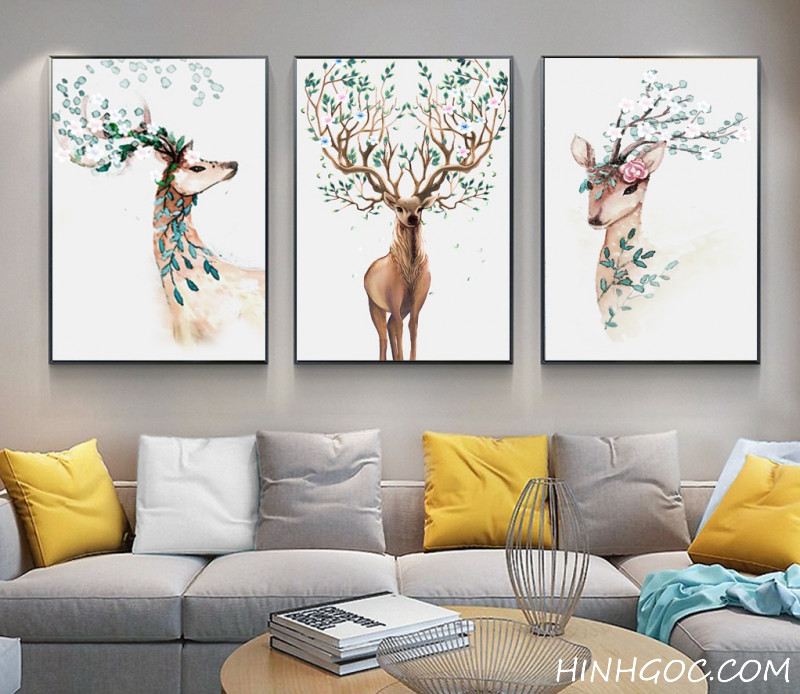 Hand-drawn deer art file - OP20328529