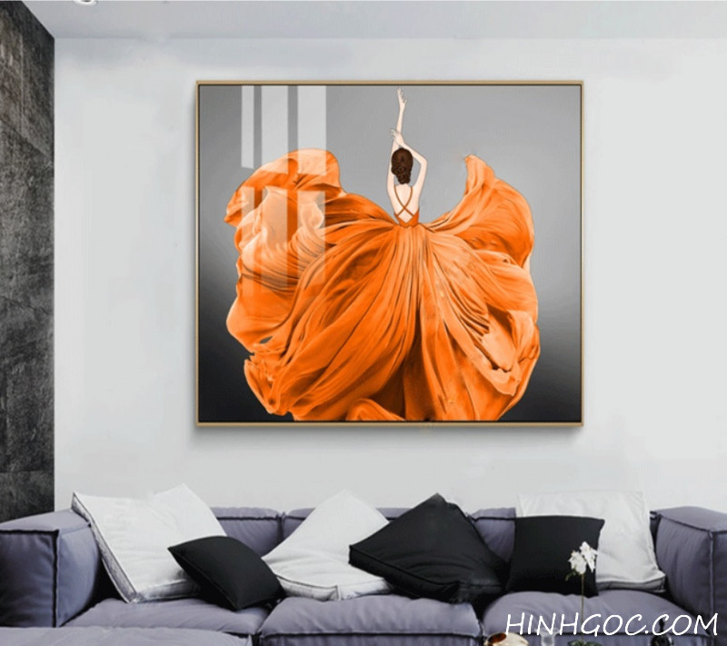 Orange Hermes fashion art file - OP23850857