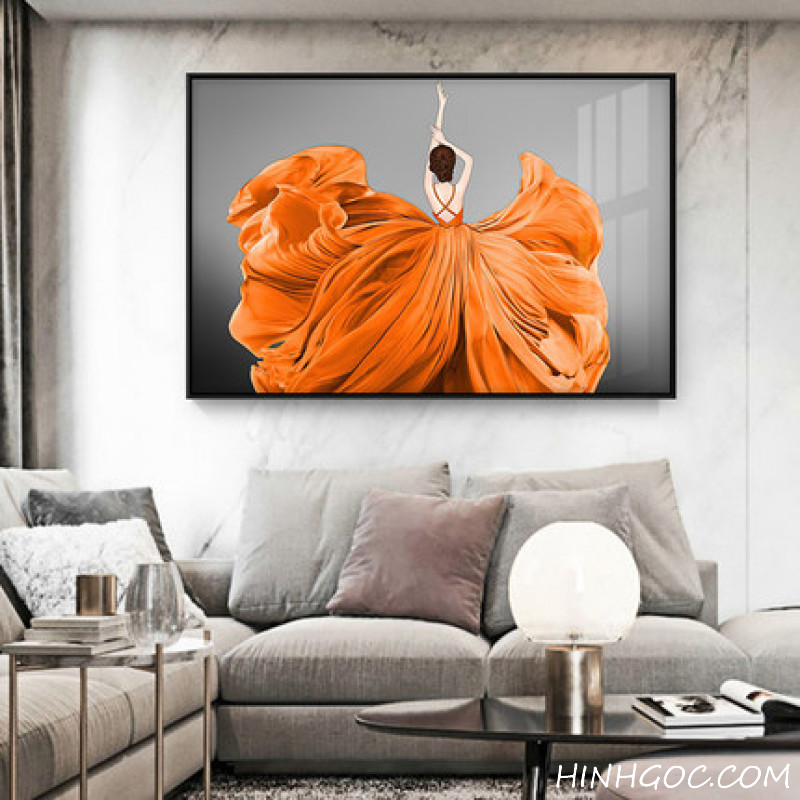 Orange Hermes fashion art file - OP23850857