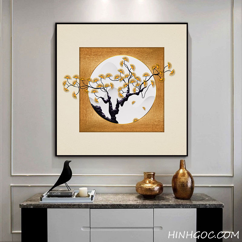 Modern yellow pine tree picture file - OP20217383