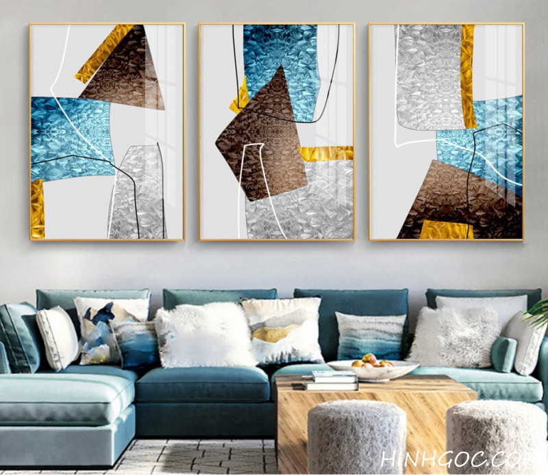 File of three Nordic abstract paintings - OP23180241