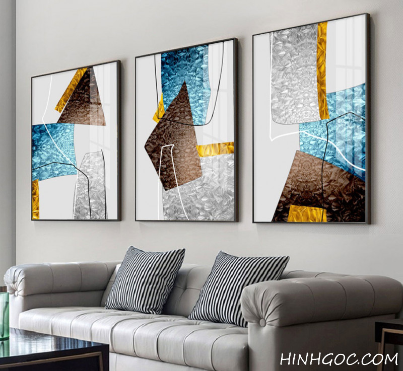 File of three Nordic abstract paintings - OP23180241