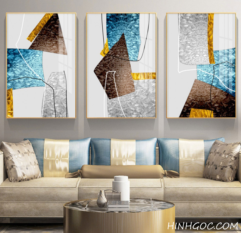 File of three Nordic abstract paintings - OP23180241