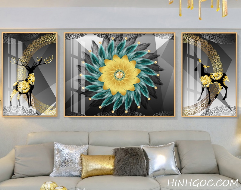 Modern Crystal Wall Hanging Art File -HQ-599