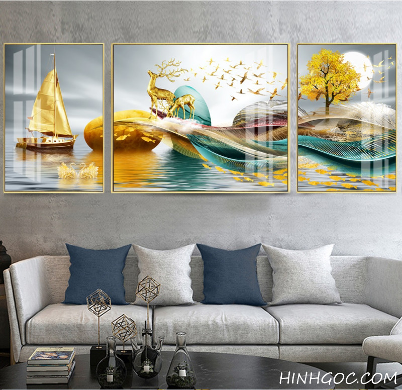 Modern Crystal Wall Hanging Art File -HQ-653