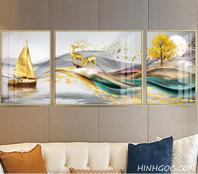 Modern Crystal Wall Hanging Art File -HQ-654