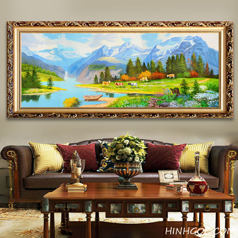 Oil Painting Landscape Art File - D1006-19