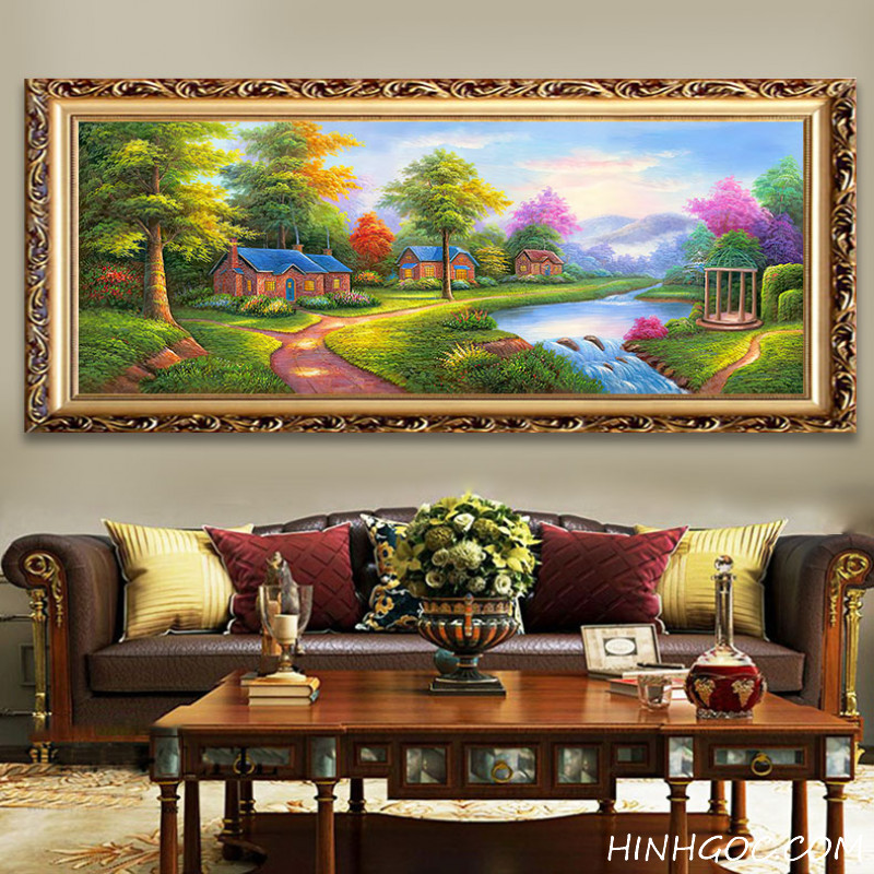 Oil Painting Landscape Art File - D1006-46