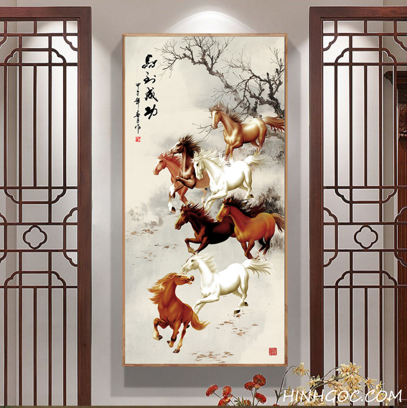 Success on Horseback Art File phong cách thư pháp - OP15552234