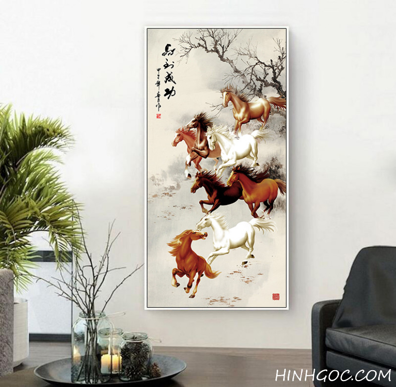 Success on Horseback Art File phong cách thư pháp - OP15552234