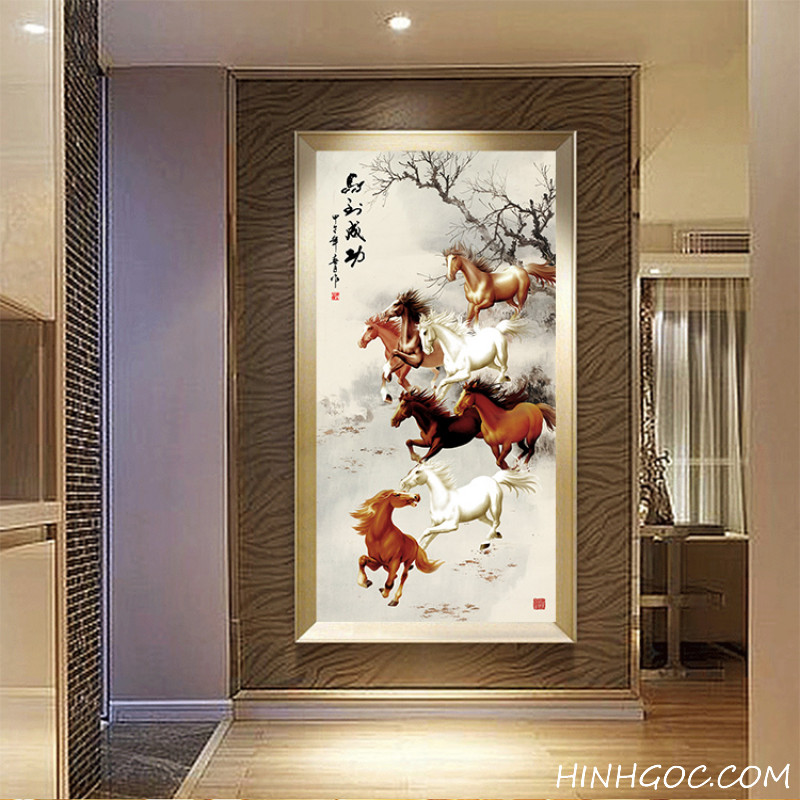 Success on Horseback Art File phong cách thư pháp - OP15552234