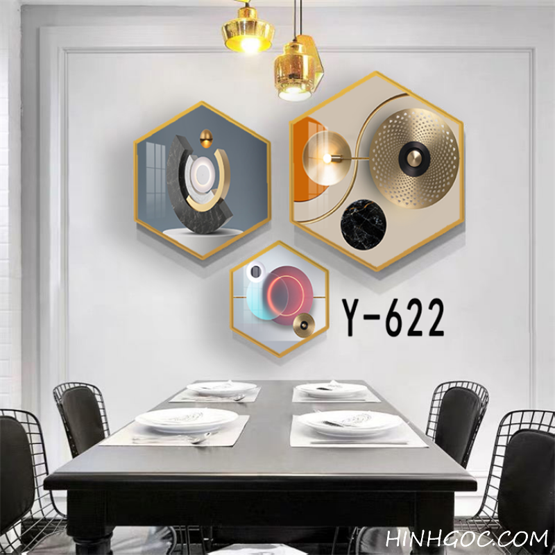 Modern Hexagonal Art File - Y-622